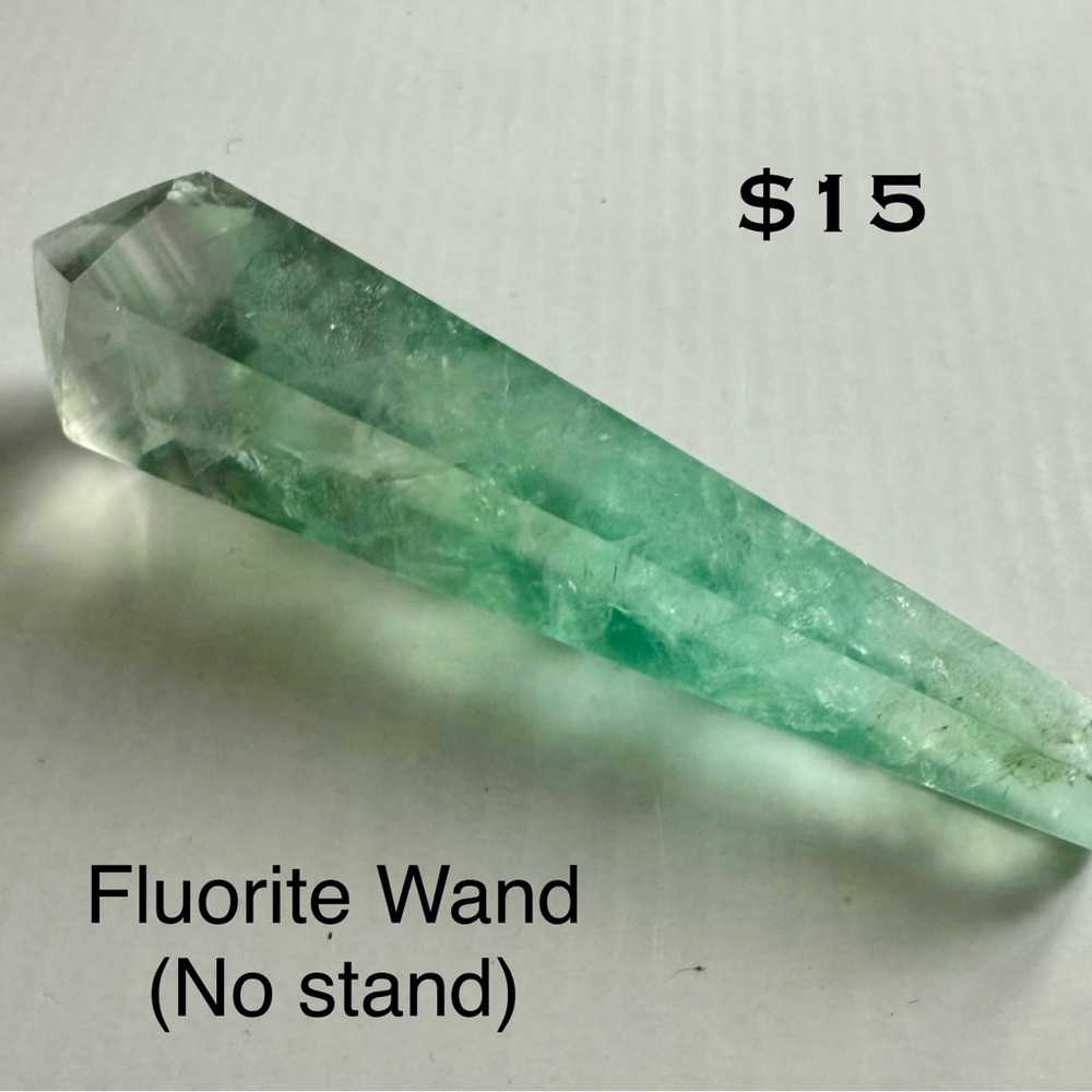 Green Fluorite Wand